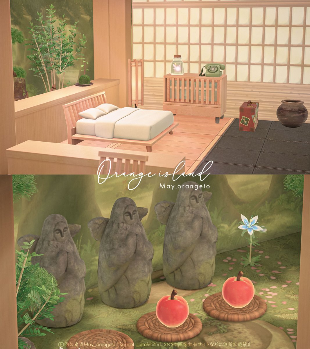 May_orangeto's tweet image. コログの森の和なホテル🍃
ゼルダしたことある人だけにわかる仕様

#どうぶつの森 #あつ森 #ゼルダの伝説