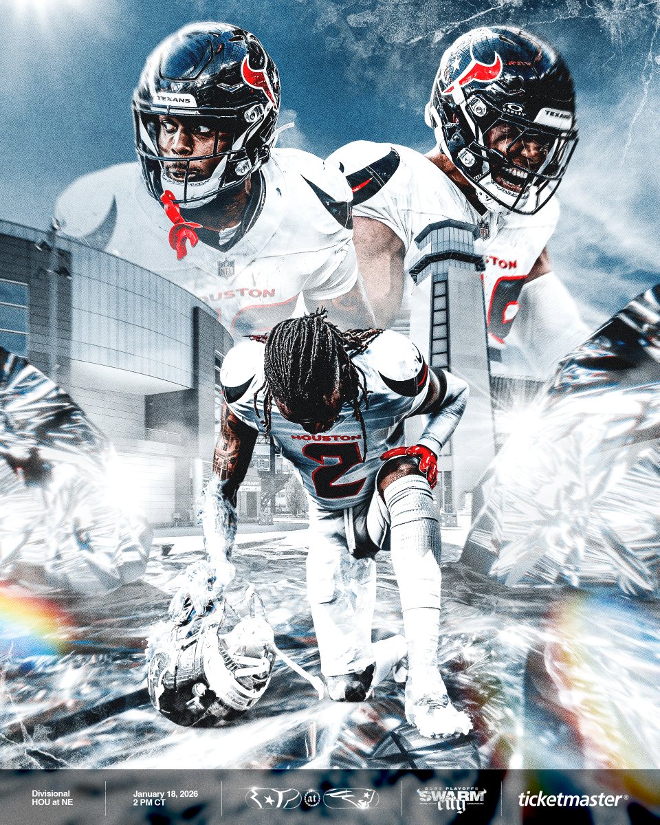HoustonTexans's tweet image. HOUSTON GET UP! IT’S TIME TO LAY IT DINE‼️

🤘 | @Ticketmaster
