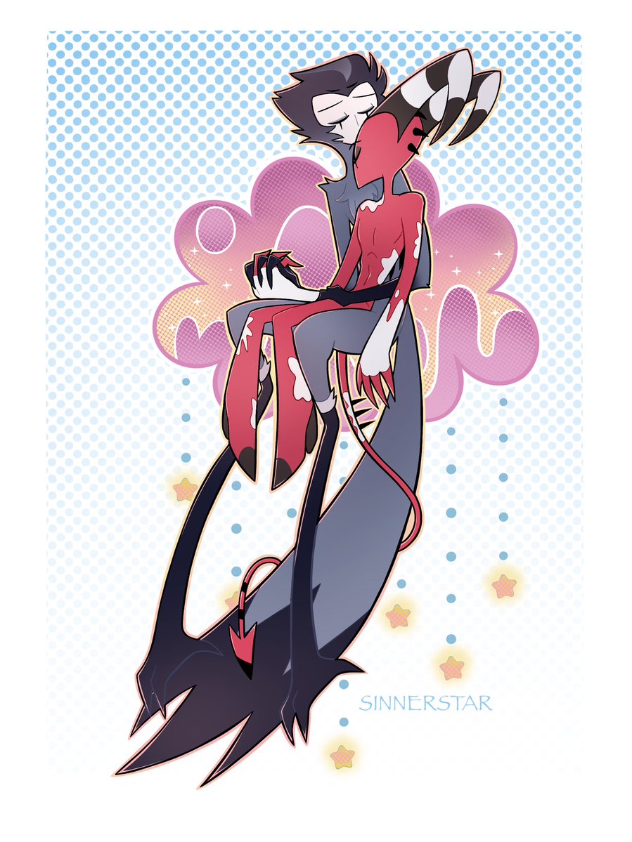 SinnerStarx's tweet image. Sketched this a long time ago and decided to finish it a few days ago! 
#stolitz #helluvaboss