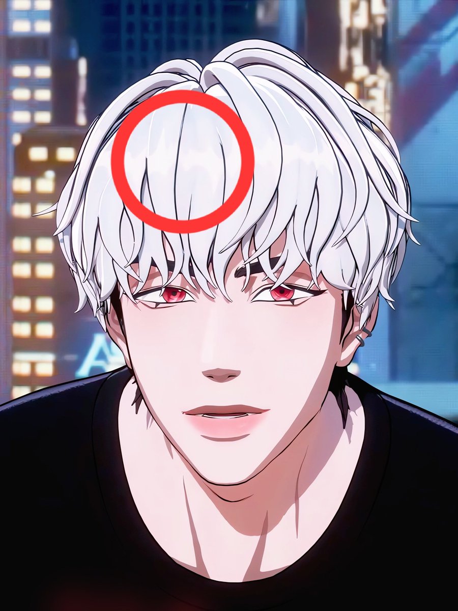 동그라미 살짝 터치하고 타래를 봐주세요