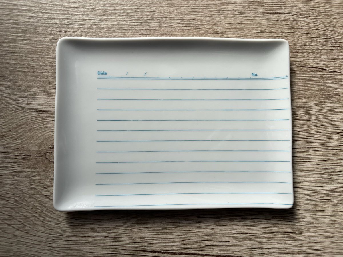 silossowski2's tweet image. 先日、練馬区立リサイクルセンターで買った最高の皿をみんなにも見てほしい