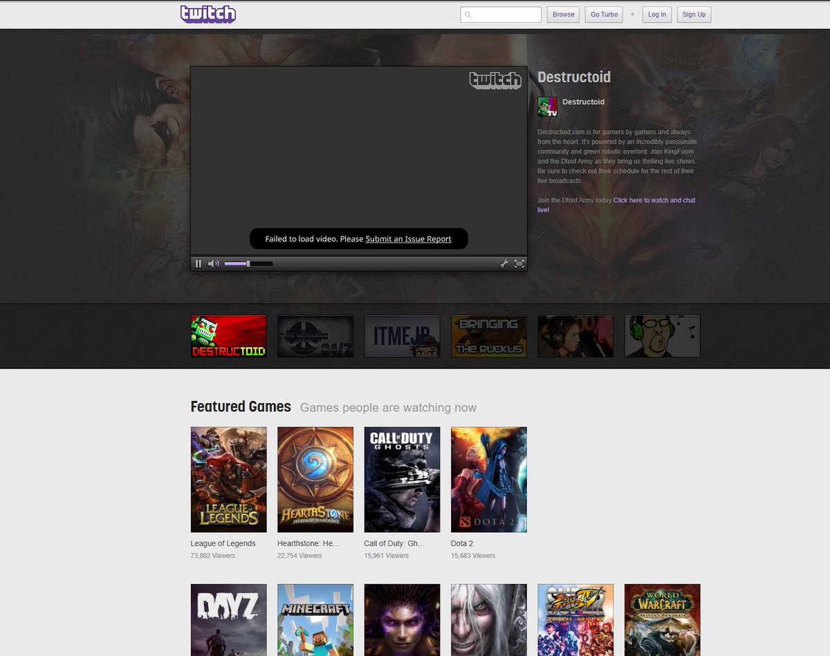 Are you old enough to remember when Twitch looked like this?