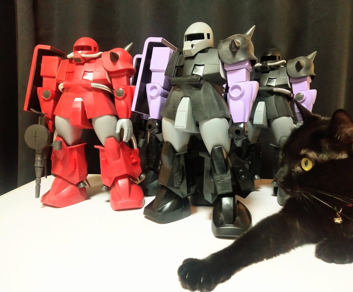 1/60R×4現状 結局4体目も同仕様の改造中。Rは誰の専用機にするか？迷う