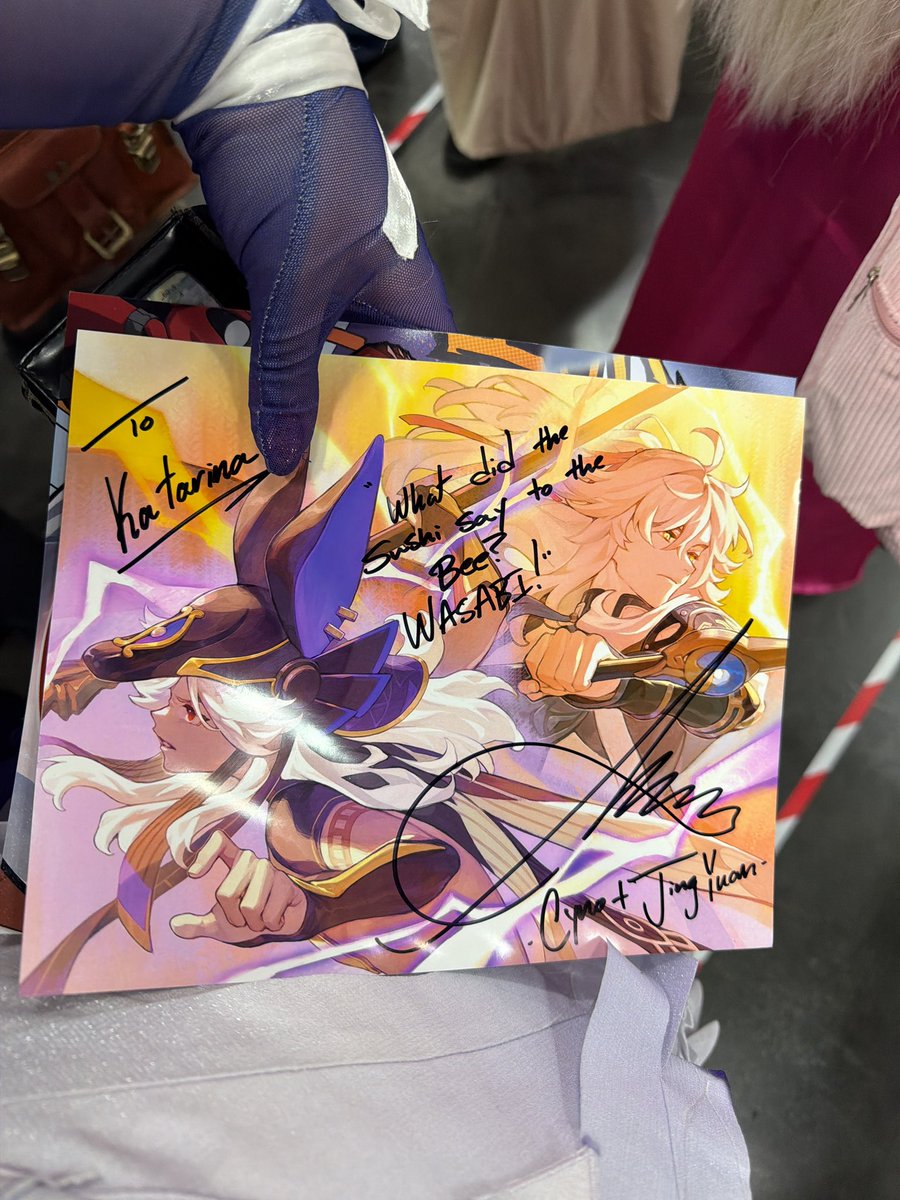 KayNaida_'s tweet photo. Had the honor to meet @KaggyFilms at @fanexpoportland

I can’t stop thinking about when he saw the llama and went “is that an actual llama?” I mean completely fair.

Thank you Alejandro for the wonderful experience 

#castorice #castoricehsr #castoricecosplay #hsr #amphoreus https://t.co/VmW6d3j8Tr