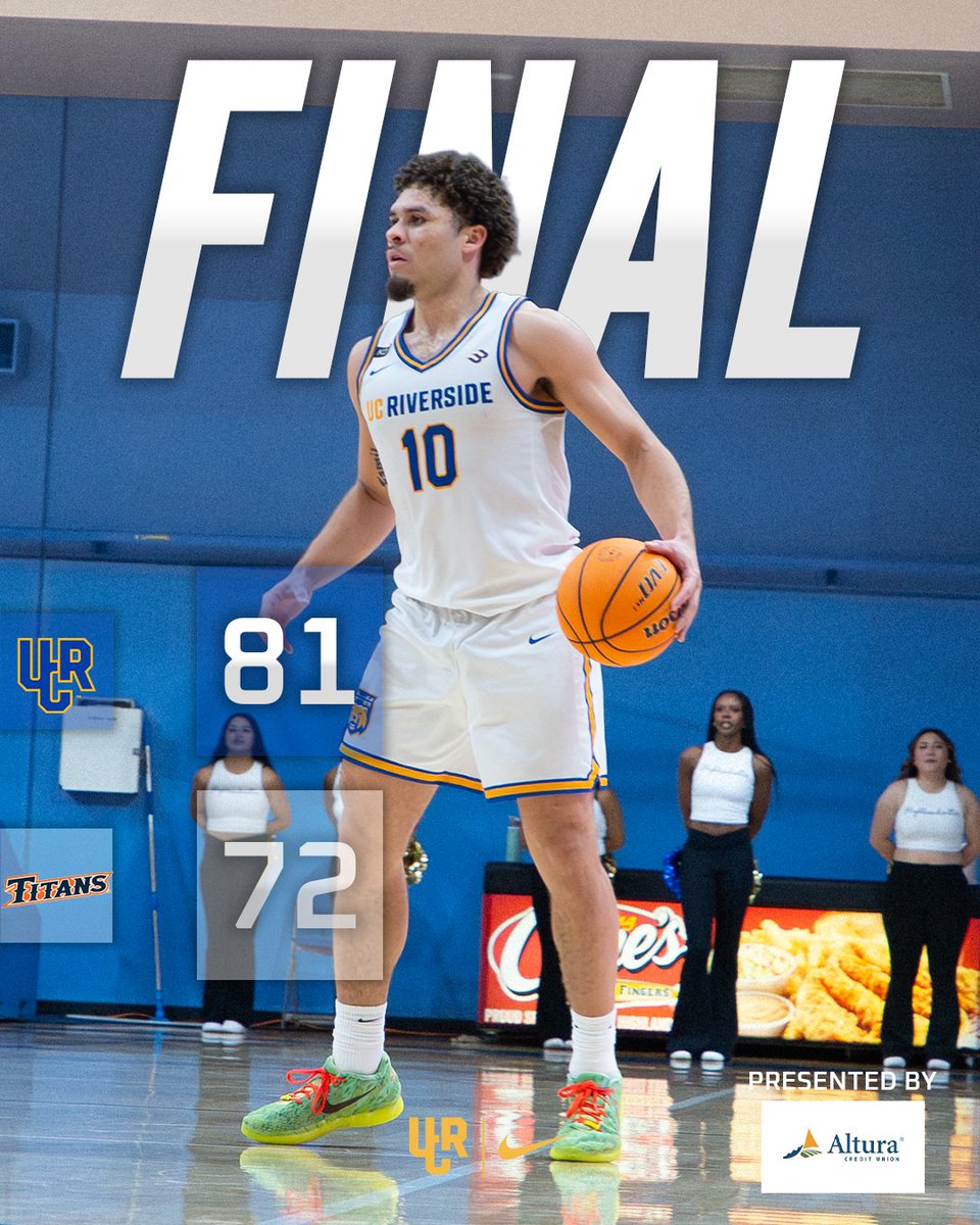 UCR Men's Basketball tweet media