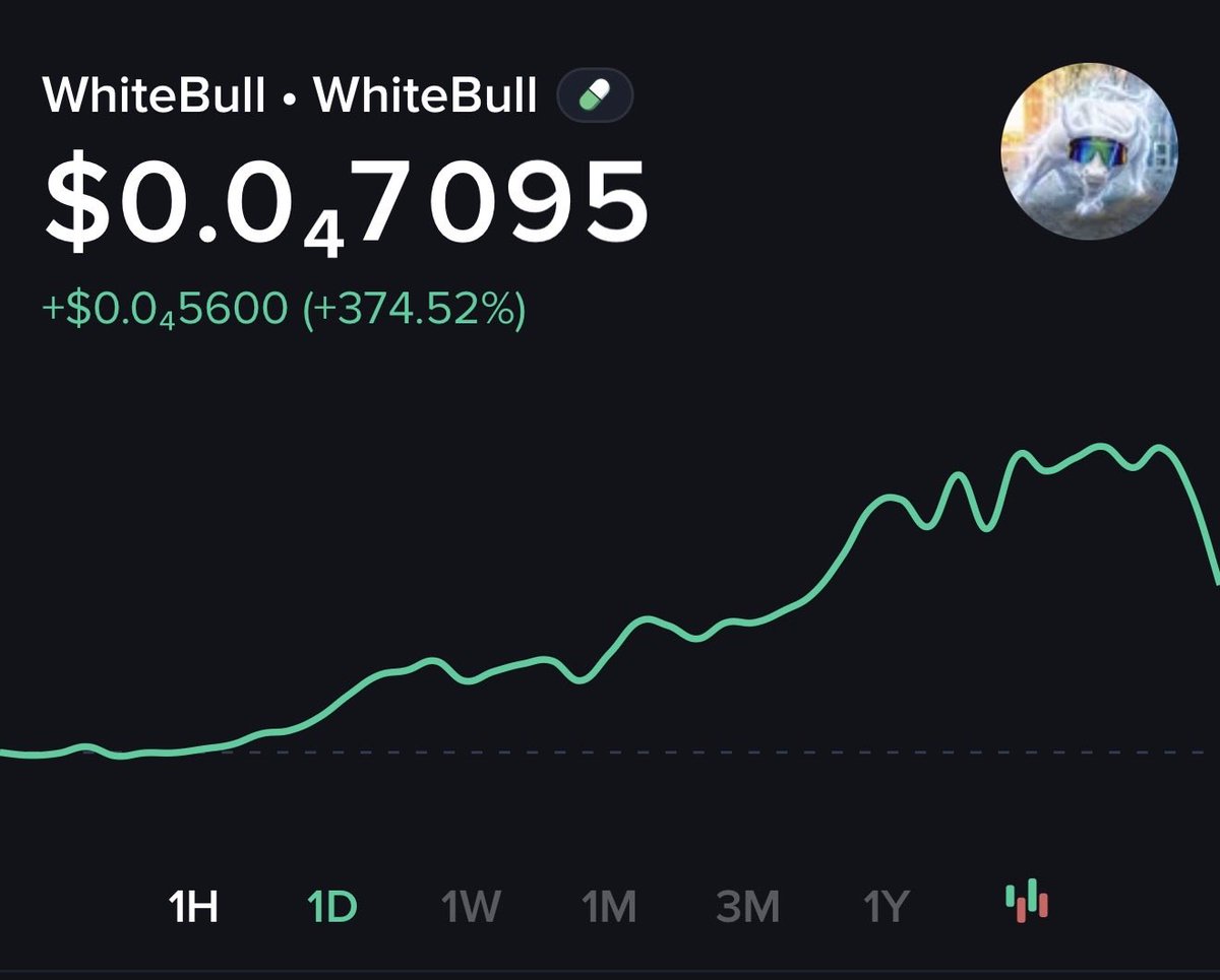 What’s next ? 🧐  

$WHITEBULL

CA: BSCaMw5RFsGKwEkZWfCNdq8BUnyY3RV49EamS4iVpump

NFA/DYOR 🍀 

#CryptoMarket #SOL #memepump #memecoins  #memecoin
