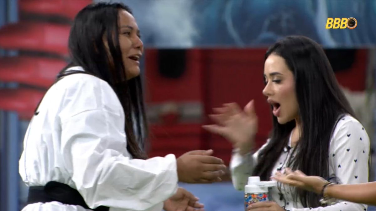 Dantinhas's tweet image. JORDANA CHOCADA COM CHAIANY #BBB26