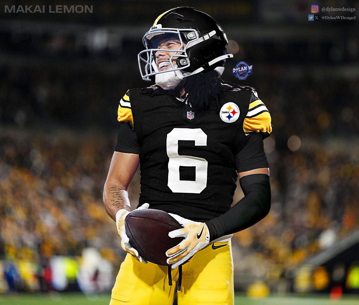 DylanWDesign2's tweet image. Makai Lemon ➡️ Pittsburgh Steelers 

#HereWeGo