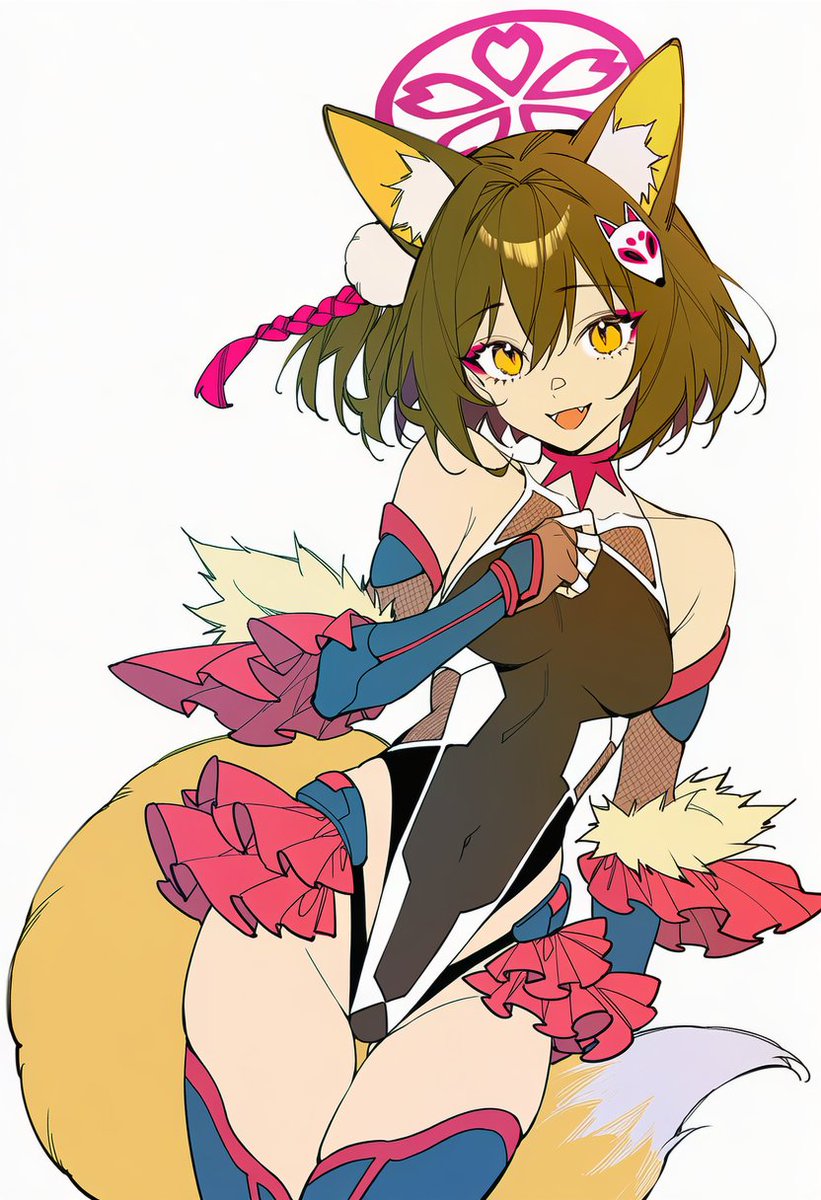 対魔忍ユキカゼの、水城ゆきかぜ
の格好をした
ブルーアーカイブのイズナ

やっぱ腹パン(銃撃)とかされたりあんなこととかされるんですか? 