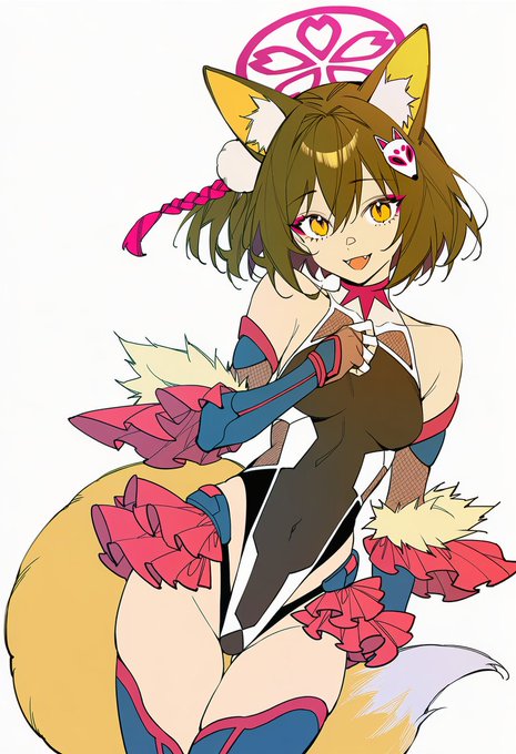 対魔忍ユキカゼの、水城ゆきかぜ
の格好をした
ブルーアーカイブのイズナ

やっぱ腹パン(銃撃)とかされたりあんなこととかされるんですか? 