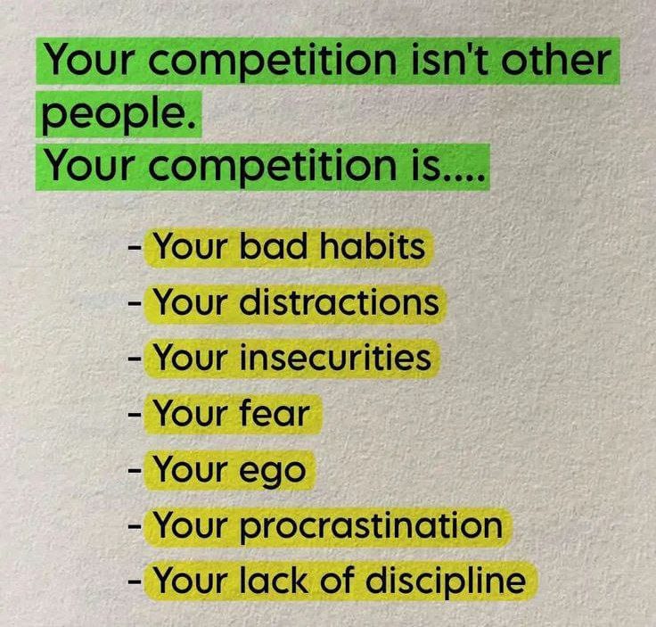 WealthHatch_'s tweet image. Your competition isn't other people.

Your competition is: