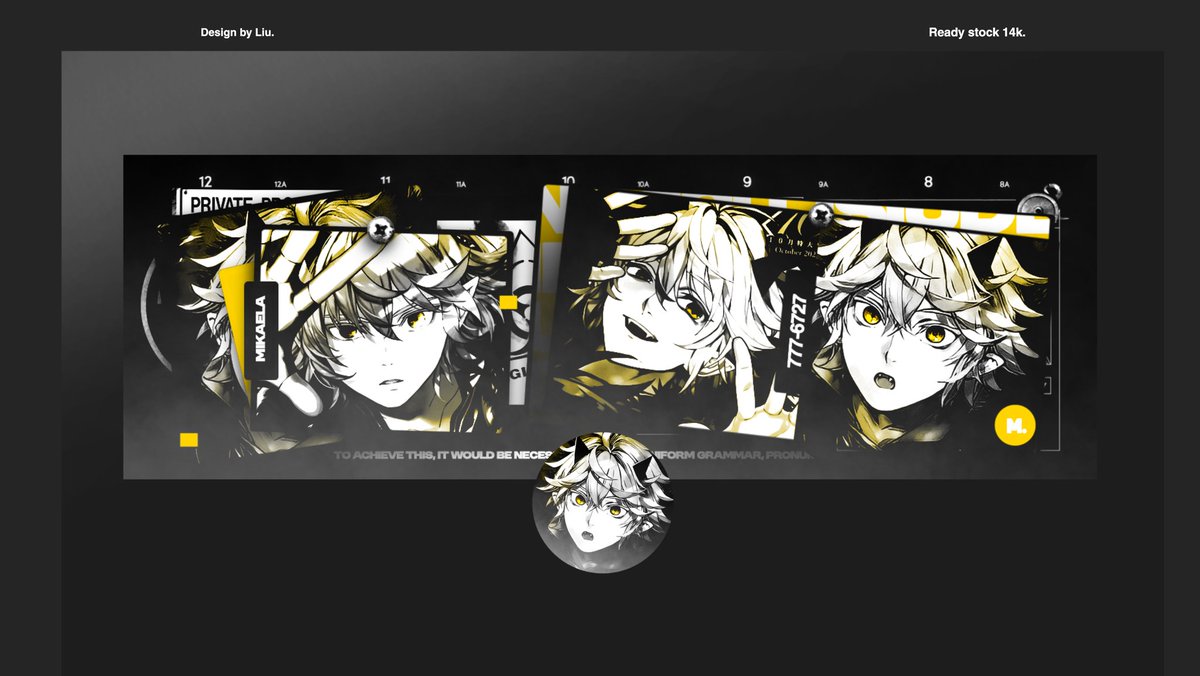 salno's tweet image. Help rt. 

Layout ready stock anime 2D FS 7k/ea, minat bisa DM aku yaa! Available: Wrio, Danheng, Marius, Mikaela.

#zonauang