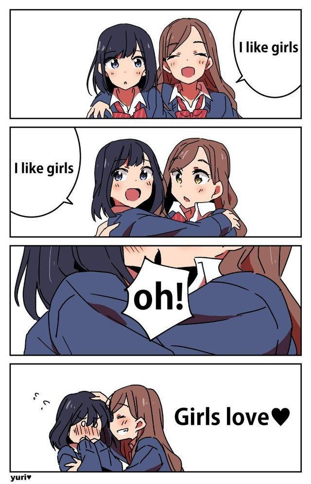 KakeguruiRealm's tweet image. Have a yuri-ful day 💕