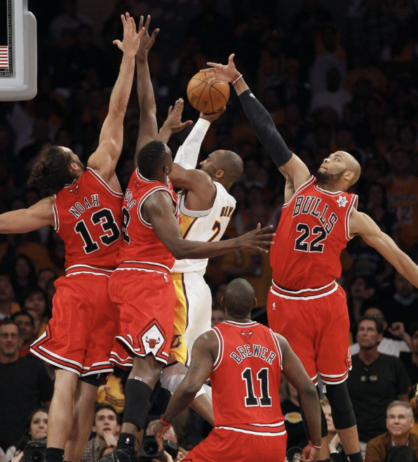 Devin Booker doing a Kobe in MSG