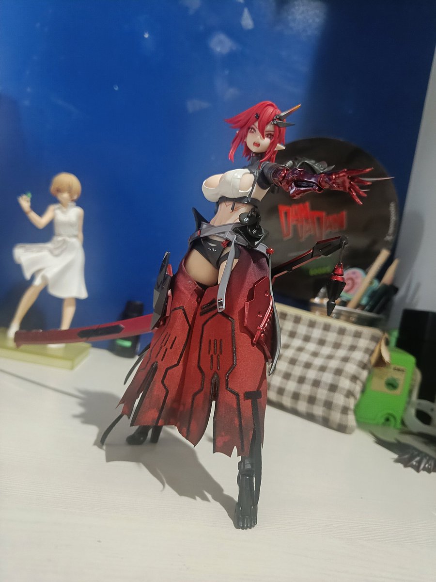 YozoraYami1's tweet image. my animester karas samurai figure arrived