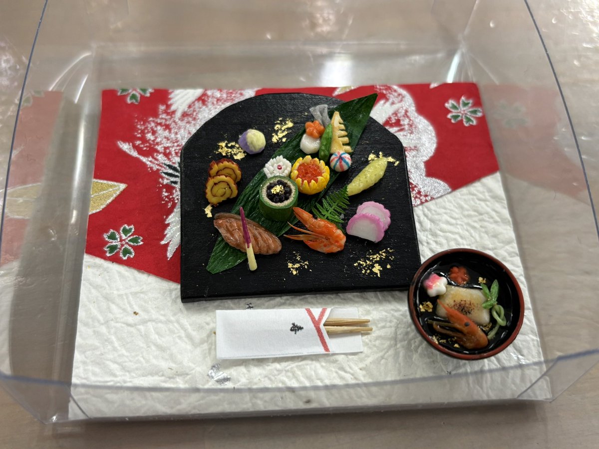 今日1/18(日)は、 はな先生のミニチュア講座 お正月は過ぎましたが