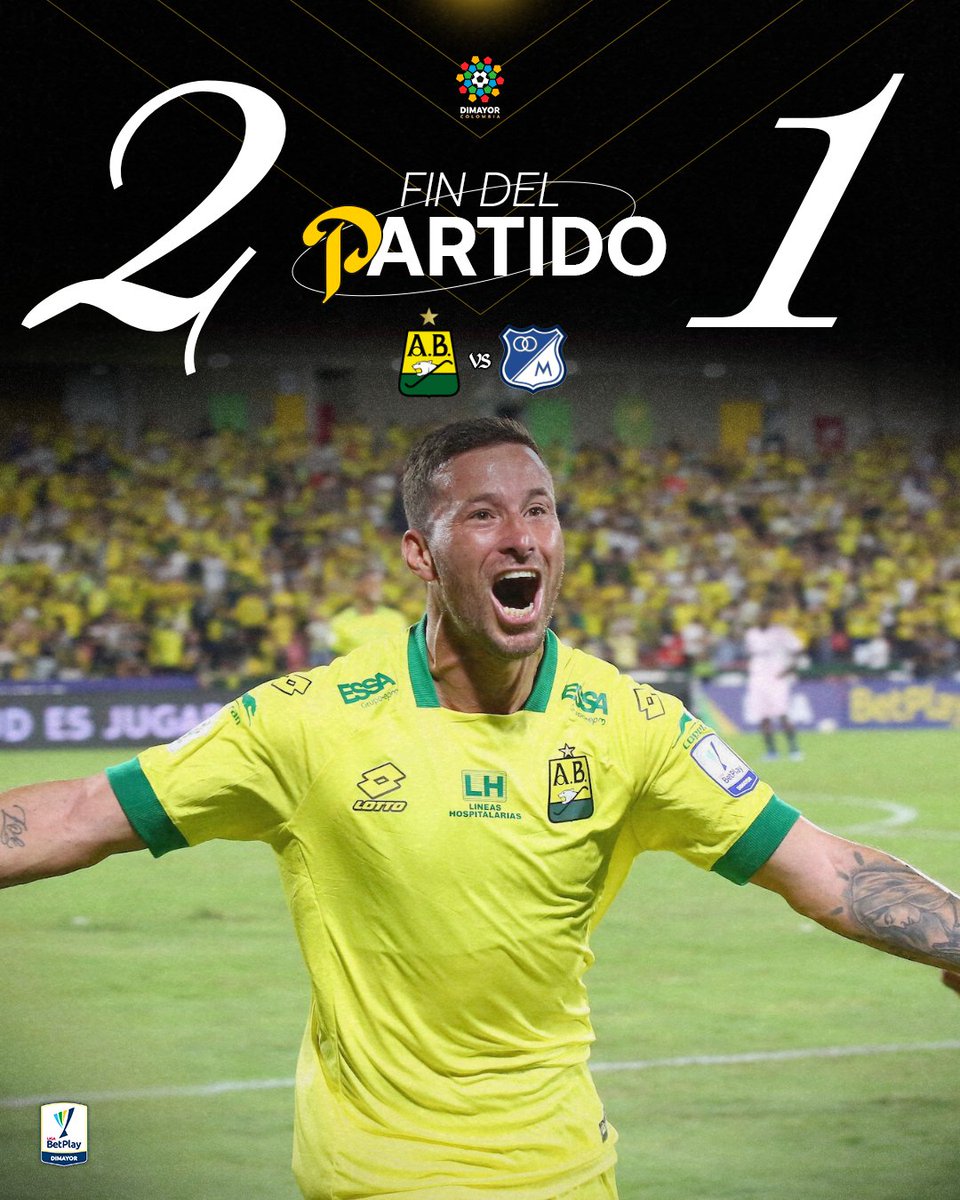 📸 ¡<a href="/ABucaramanga/">Atlético Bucaramanga</a> 𝗿𝗲𝗺𝗼𝗻𝘁𝗼́ 𝘆 𝗴𝗮𝗻𝗼́ 𝗲𝗻 𝗹𝗮 𝗙𝗲𝗰𝗵𝗮 𝟭 𝗱𝗲 𝗹𝗮 #𝗟𝗶𝗴𝗮𝗕𝗲𝘁𝗣𝗹𝗮𝘆𝗗𝗜𝗠𝗔𝗬𝗢𝗥 𝗜-𝟮𝟬𝟮𝟲! 👏

Resultado del partido:  BUC 2 - 1 MIL

#LaCasaDeTodos