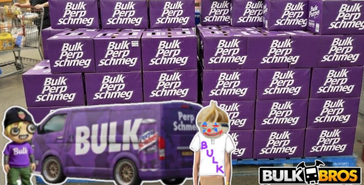 knewingsed's tweet image. TIME TO $BULK UP

BulkBros™