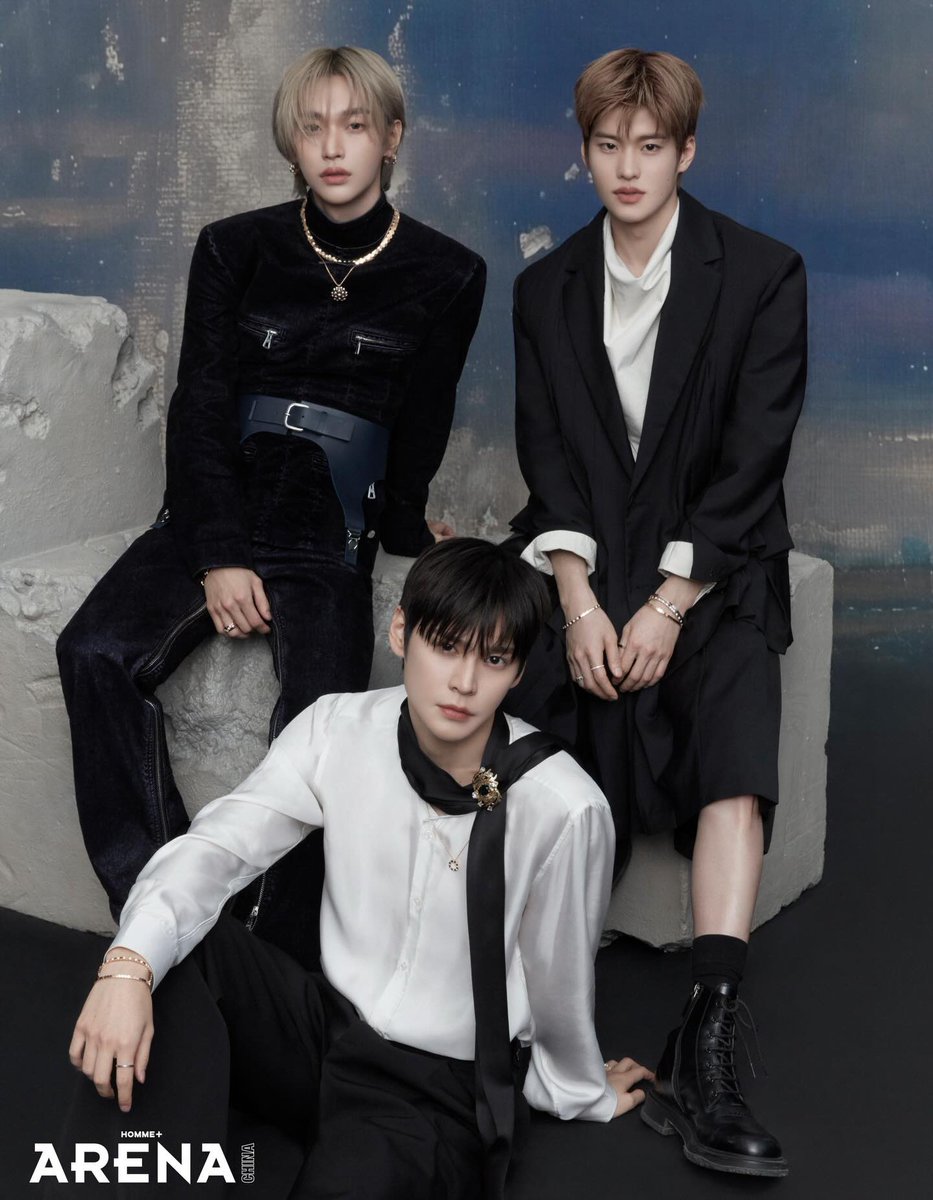 riize_archives's tweet image. WONBIN, SOHEE, &amp;amp; EUNSEOK for ARENA HOMME+ CHINA