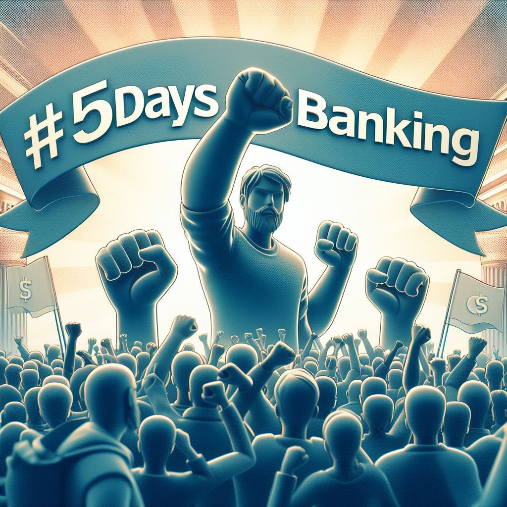 Work should support life, not replace it. Children grow up while bankers work weekends.
#Implement5DayBanking