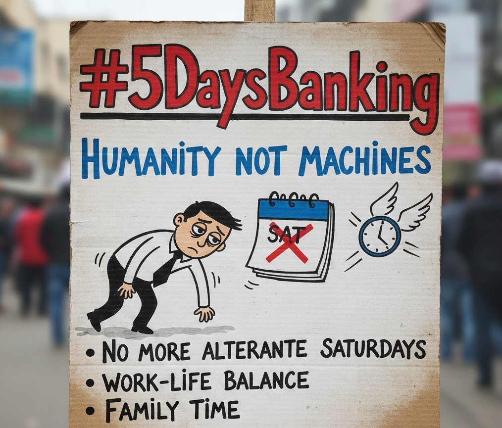 bhatti_soyeb's tweet photo. #Implement5DayBanking https://t.co/A71kpVcZPZ
