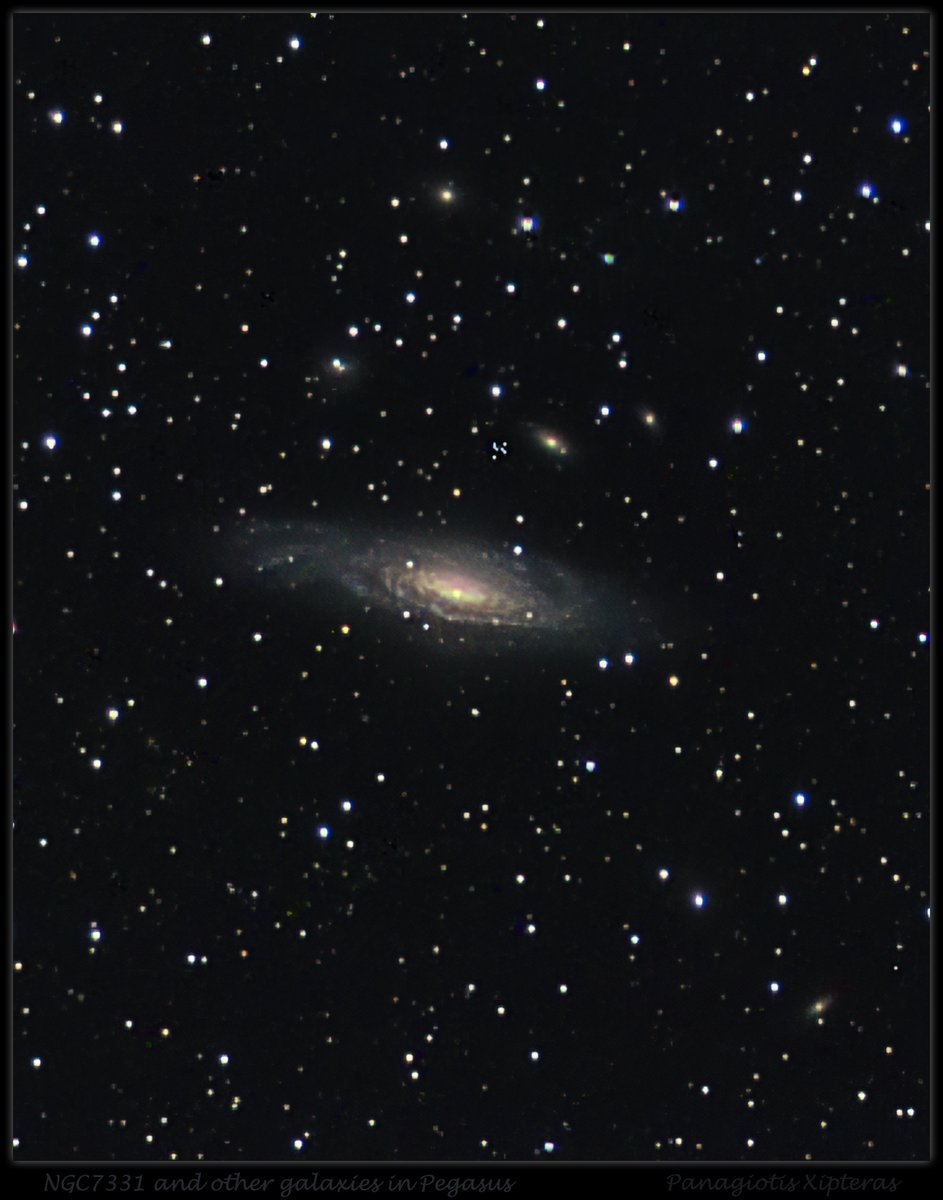 xipteras's tweet image. NGC7331 in Pegasus #galaxies