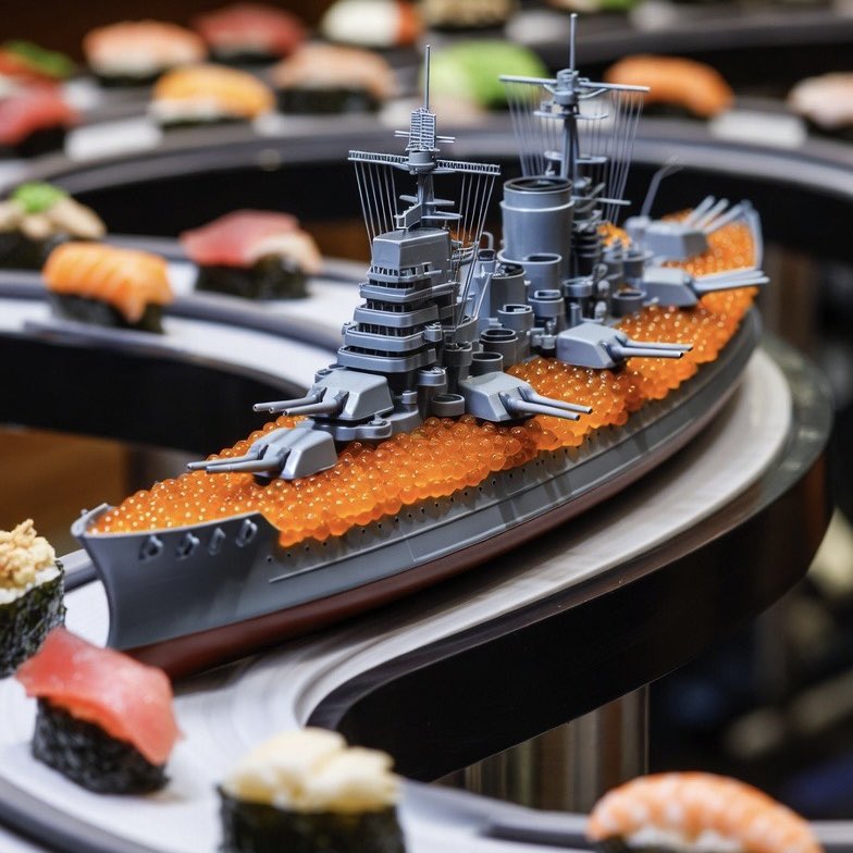 AIが考える「イクラ軍艦」