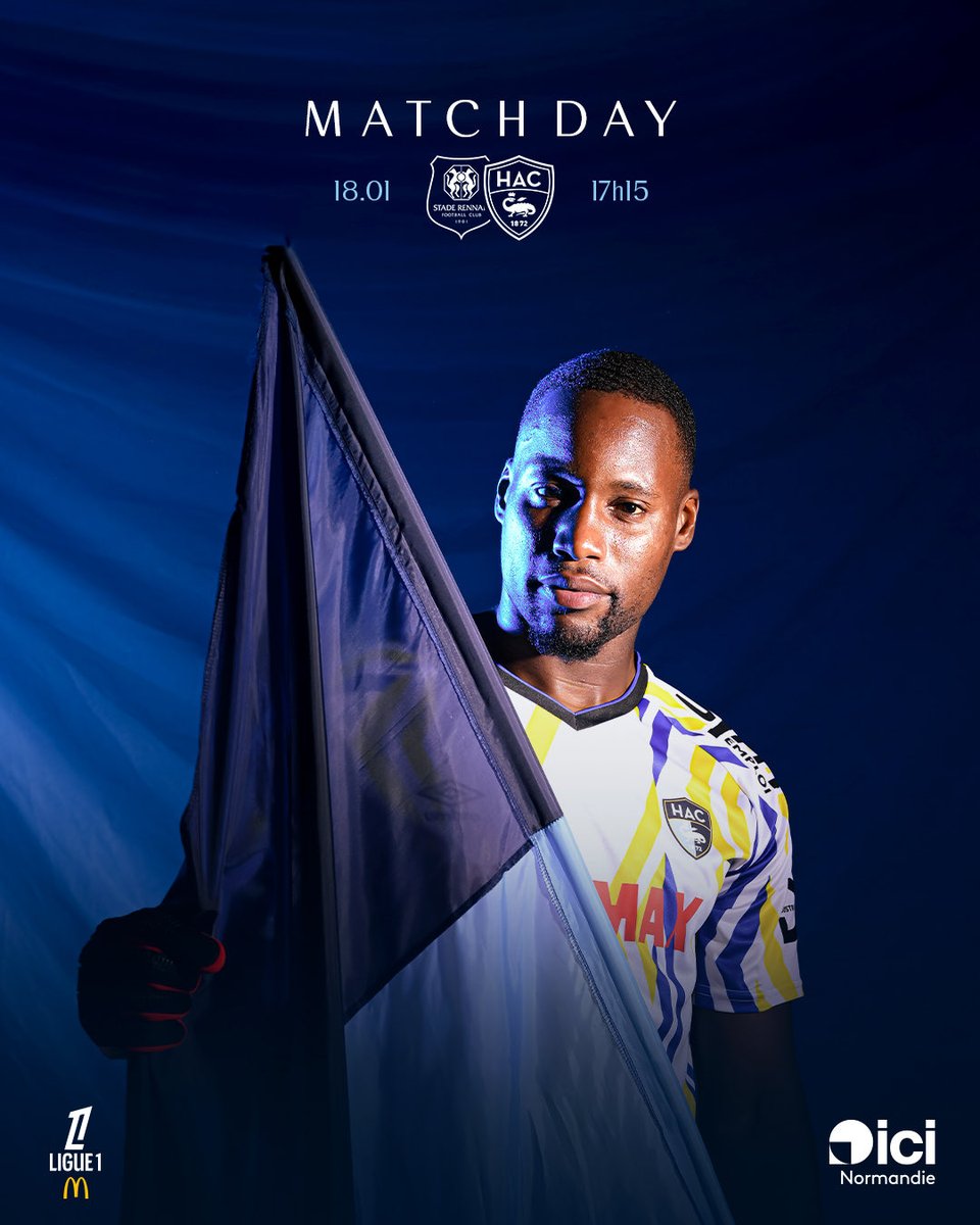 𝐉𝐎𝐔𝐑 𝐃𝐄 𝐌𝐀𝐓𝐂𝐇. 👊

🆚 Stade Rennais FC  
🏟️ Roazhon Park 
📻 <a href="/ici_hnormandie/">ICI Normandie (Seine-Maritime - Eure)</a>