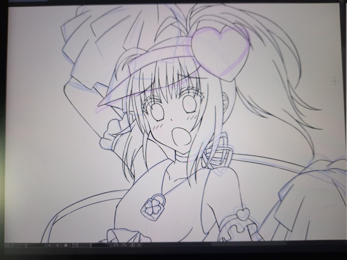 作品によって描き方を変化させる