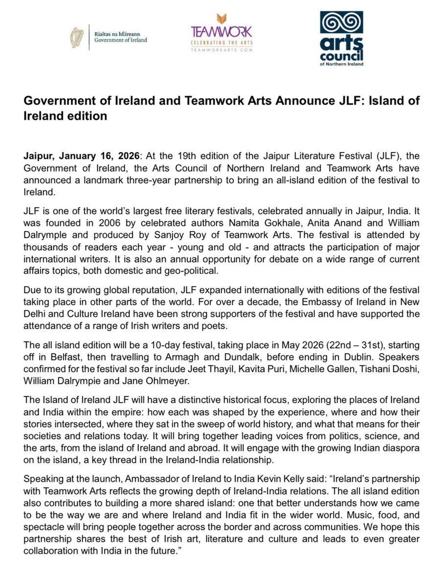 Irish Embassy India tweet media