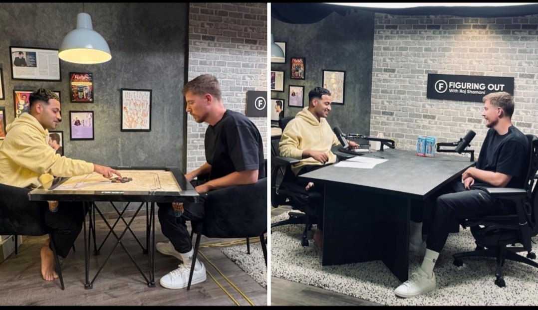 राज शमानी के पॉडकास्ट में माइकल फेल्प्स – डिटेल्ड 
राज शमानी:
“आज हमारे साथ हैं दुनिया के सबसे महान तैराक, 23 ओलंपिक गोल्ड मेडल जीतने वाले, Michael Phelps। माइकल, शो में आपका स्वागत है।”
माइकल फेल्प्स:
“धन्यवाद राज, यहाँ आकर बहुत अच्छा लग रहा है।”
सेगमेंट 1: शुरुआती सफर
राज: