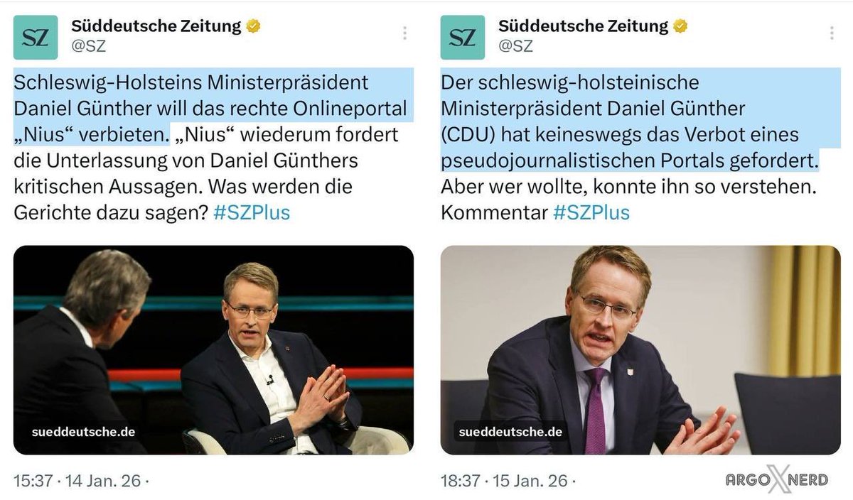 ergroovt's tweet image. Die @SZ ist ein Organ der Niedertracht. Es ist falsch, sie zu lesen. Jemand, der zu dieser Zeitung beiträgt, ist gesellschaftlich absolut inakzeptabel. Es wäre verfehlt, zu einem ihrer Redakteure freundlich oder auch nur höflich zu sein. Man muss so unfreundlich zu ihnen sein,…
