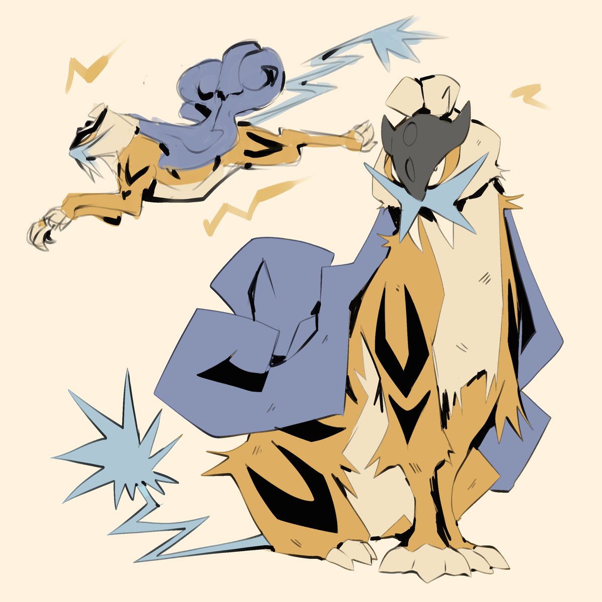 krimmins's tweet image. A wandering Raikou 
This freak will just run away as soon as you encounter them smh