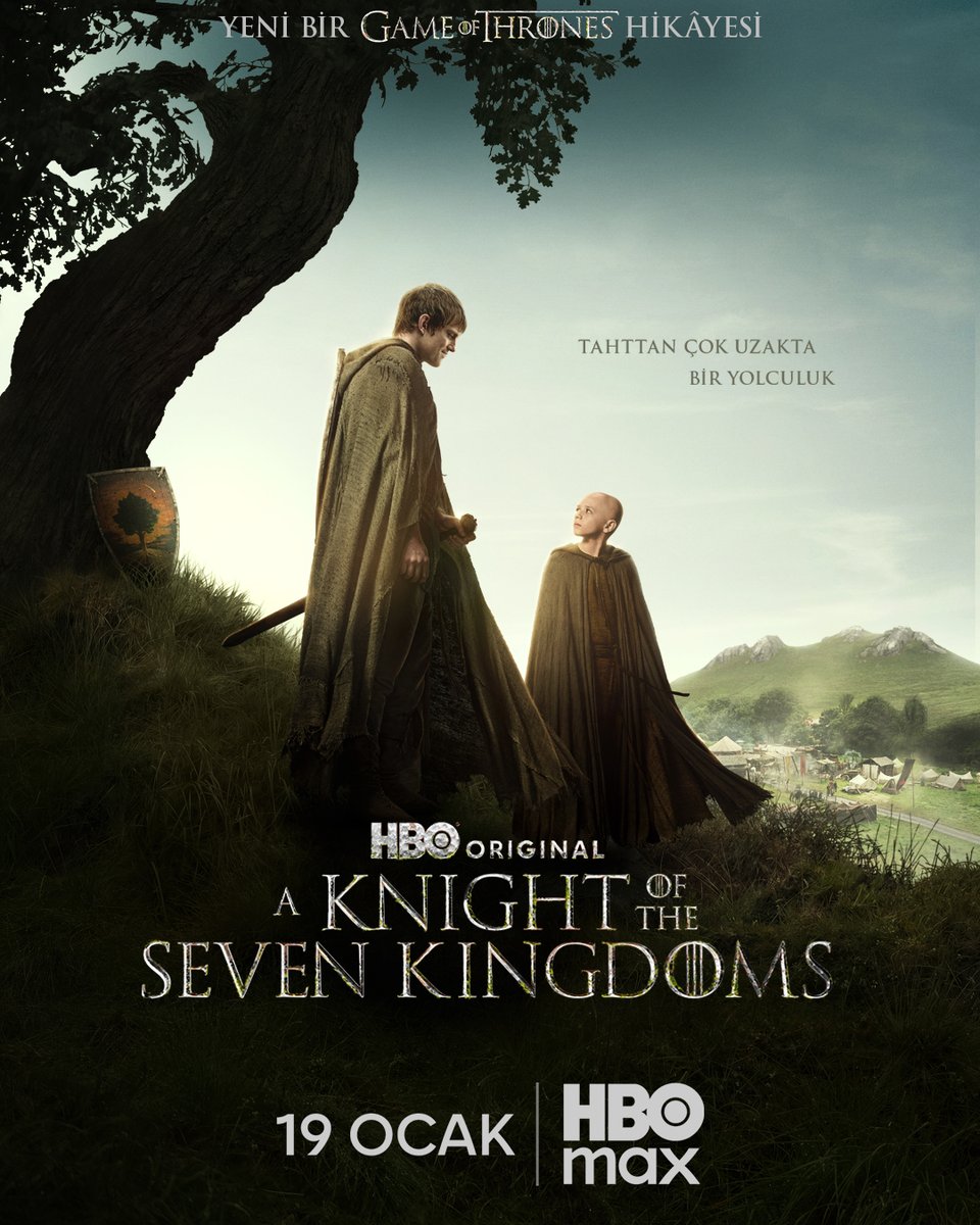 HODTurkey's tweet photo. Yeni Game of Thrones dizisi A Knight of the Seven Kingdoms yarın izleyiciyle buluşuyor!

19 Ocak Pazartesi Westeros’a dönüyoruz. https://t.co/TDClEjLzes