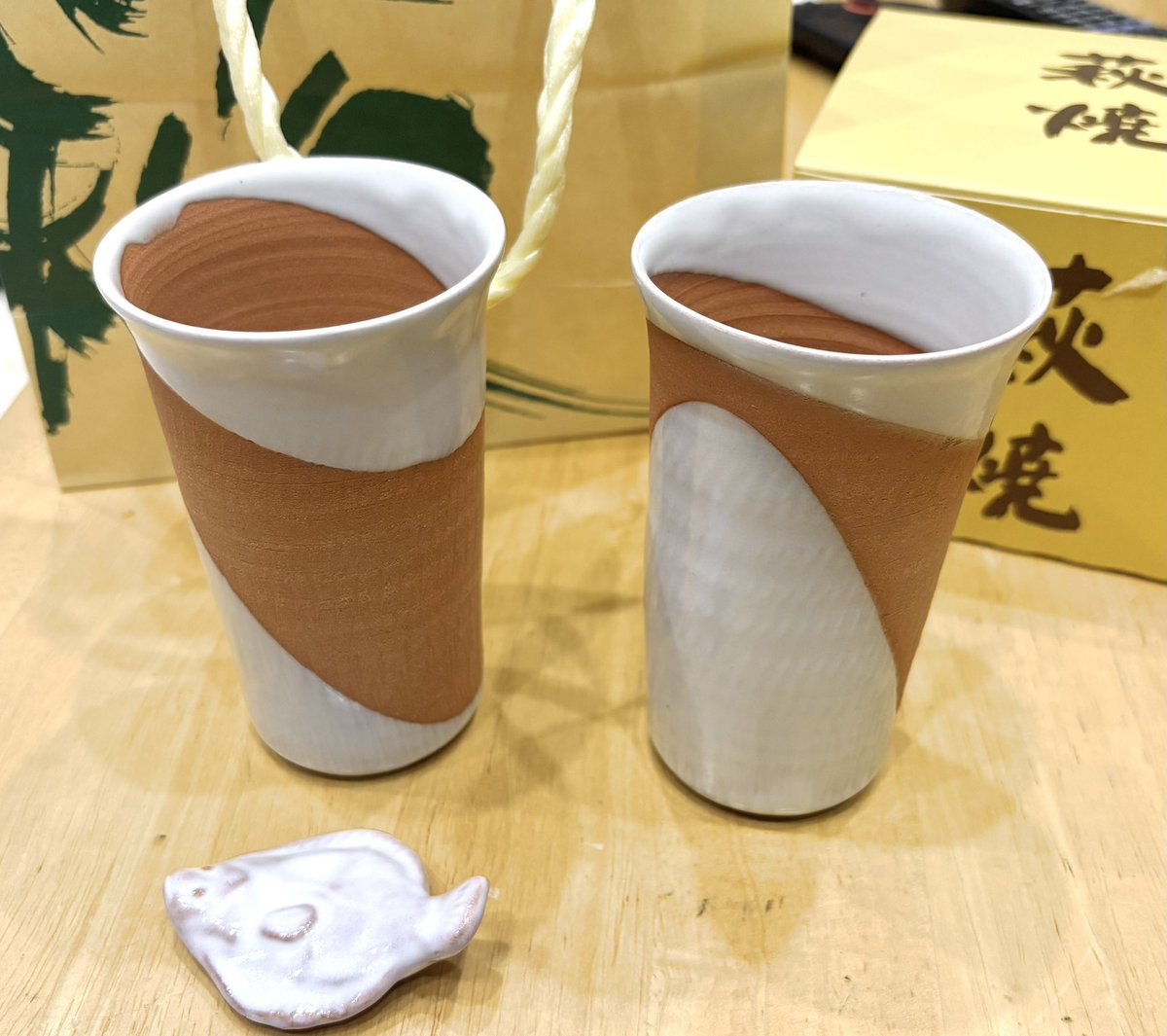 はぎやきを買いましてよ‼️ちっこいのはガチャで出たやつ