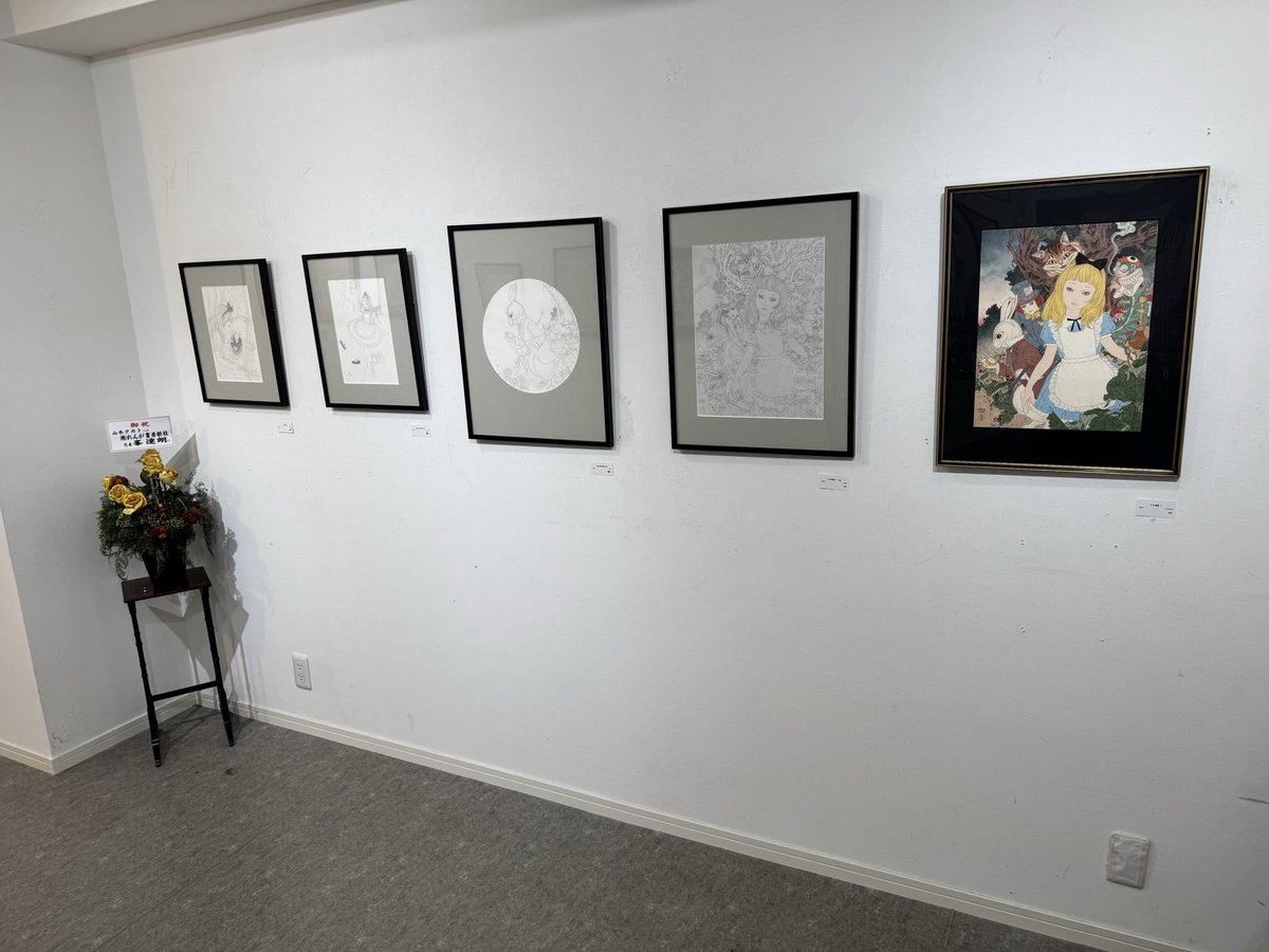 enjoyRope's tweet photo. 2025.12.5 TAKATO YAMAMOTO EXHIBITION “Alice’s Adventures in Wonderland” at SPAN ART GALLERY
#アリス物語
#AlicesAdventuresinWonderland
#山本タカト さん
#TakatoYamamoto
#スパンアートギャラリー
#SPANARTGALLERY
#京橋 https://t.co/GnR65a2zho