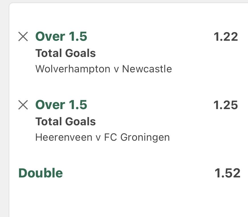 TotalGoal79's tweet image. 📝 Over 1.5 Goals ⚽️⚽️

🏦 1.52  💰

❤️ Please Retweet ❤️

#inplay #bet365 #prematch #goals #williamhill #cornertips