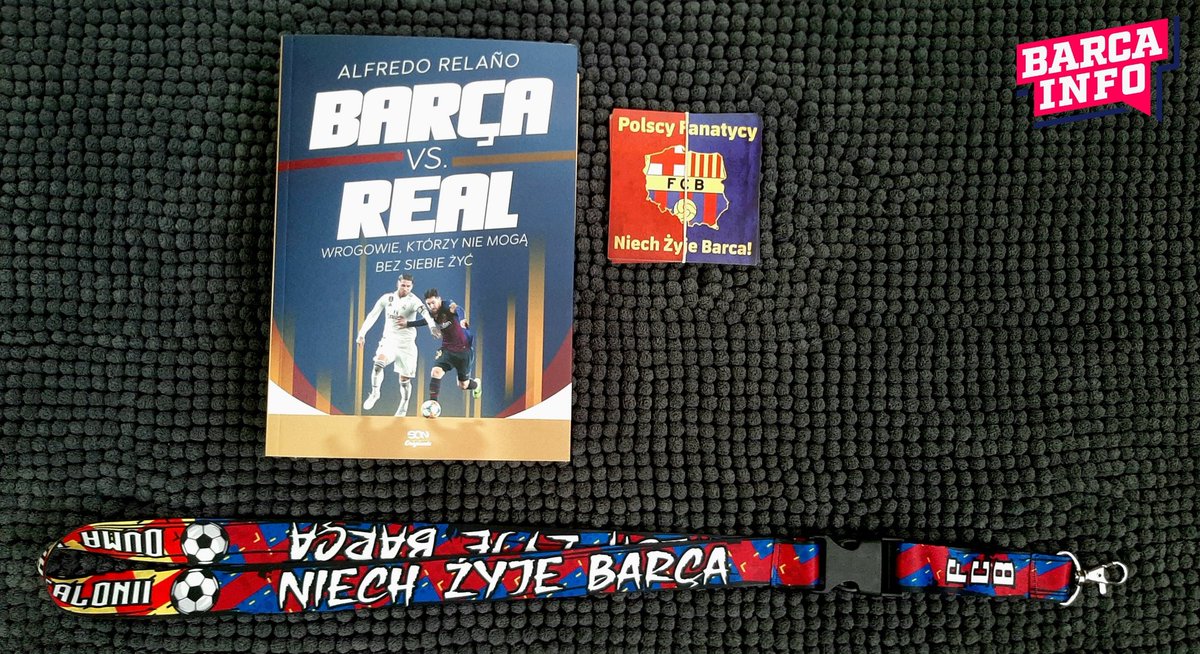 _BarcaInfo's tweet photo. 🎁 𝐊𝐎𝐍𝐊𝐔𝐑𝐒 🎁 

💥 Dziś do wygrania książka, smycz oraz naklejki - FC Barcelony! 📚 

👉 Jeśli chcesz wziąć udział to warunki konkursu są następujące:  

✅ Zaobserwuj profil @_BarcaInfo 
❤️ Polub Tweeta 
🔃 RT 
💬 Komentarz 

ℹ️ Dziś po meczu zostanie wylosowana jedna osoba do której trafi nagroda! 🫡