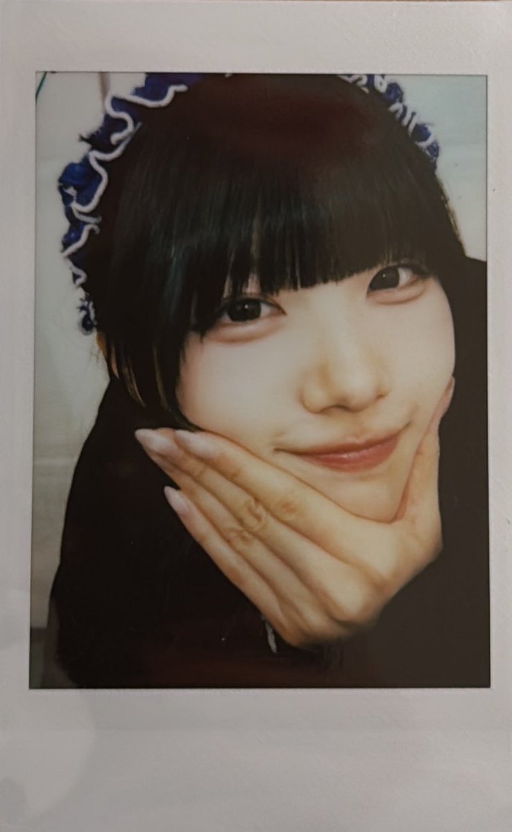 2枚目！彩友ちゃん‼️ めちゃくちゃカタコトだったな笑 ドアップ