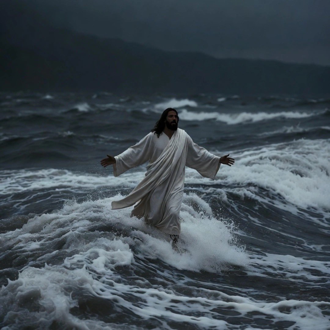Freyy_is's tweet photo. Jesus walking on water was a top tier AURA moment in history. https://t.co/OwC5rbaGQ0