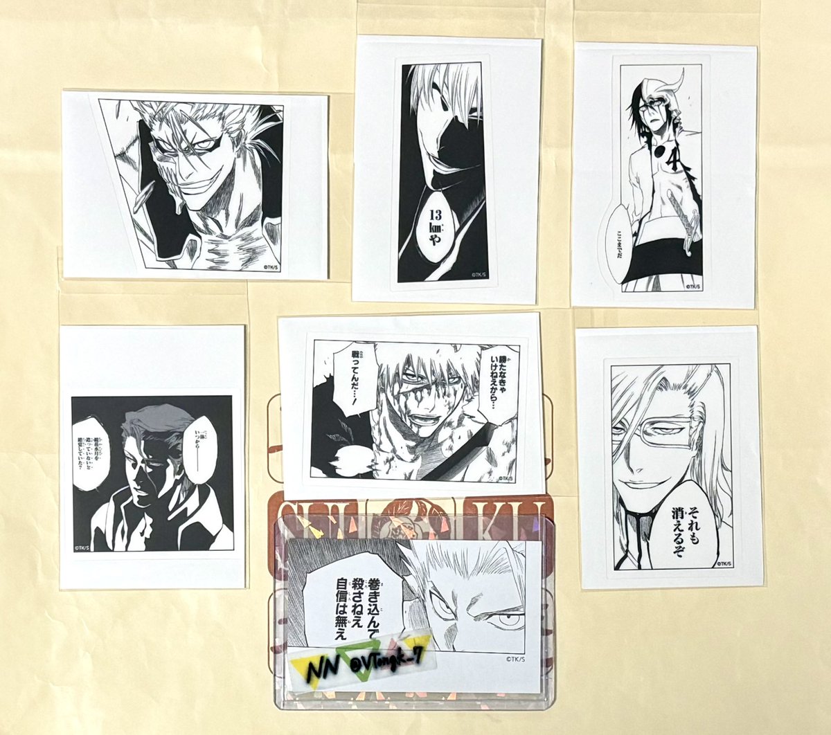 交換】BLEACH クリアステッカーコレクション クリアステッカー □譲