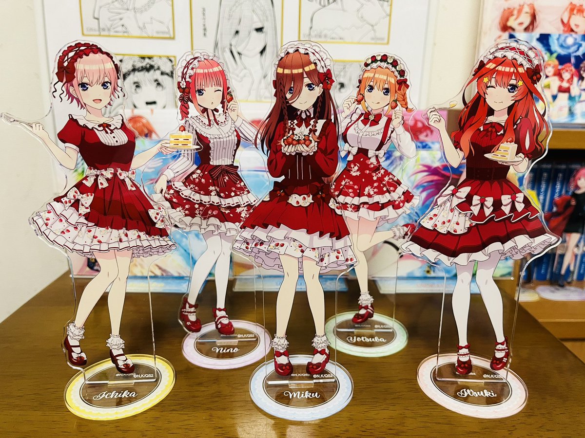 グッズ-スタンドポップ】五等分の花嫁＊ 描き下ろし 中野二乃 ショート