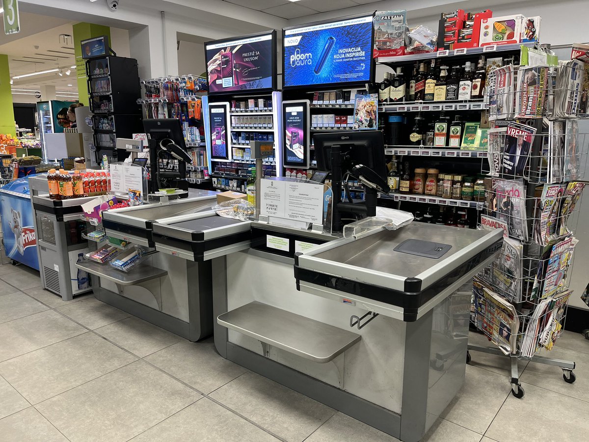 whatsontheshel1's tweet photo. I forgot what I came for. Clean, odorless, unusually spacious, and perfectly organized, with an impressive product selection. A rare find.

https://t.co/HBYydJFX0V

#Dorćol #Supermarket #Retail #Store #Merchandised #SpaciousStore #Grocerystore #planogramas #shelf #design https://t.co/t6jfb2hFCD