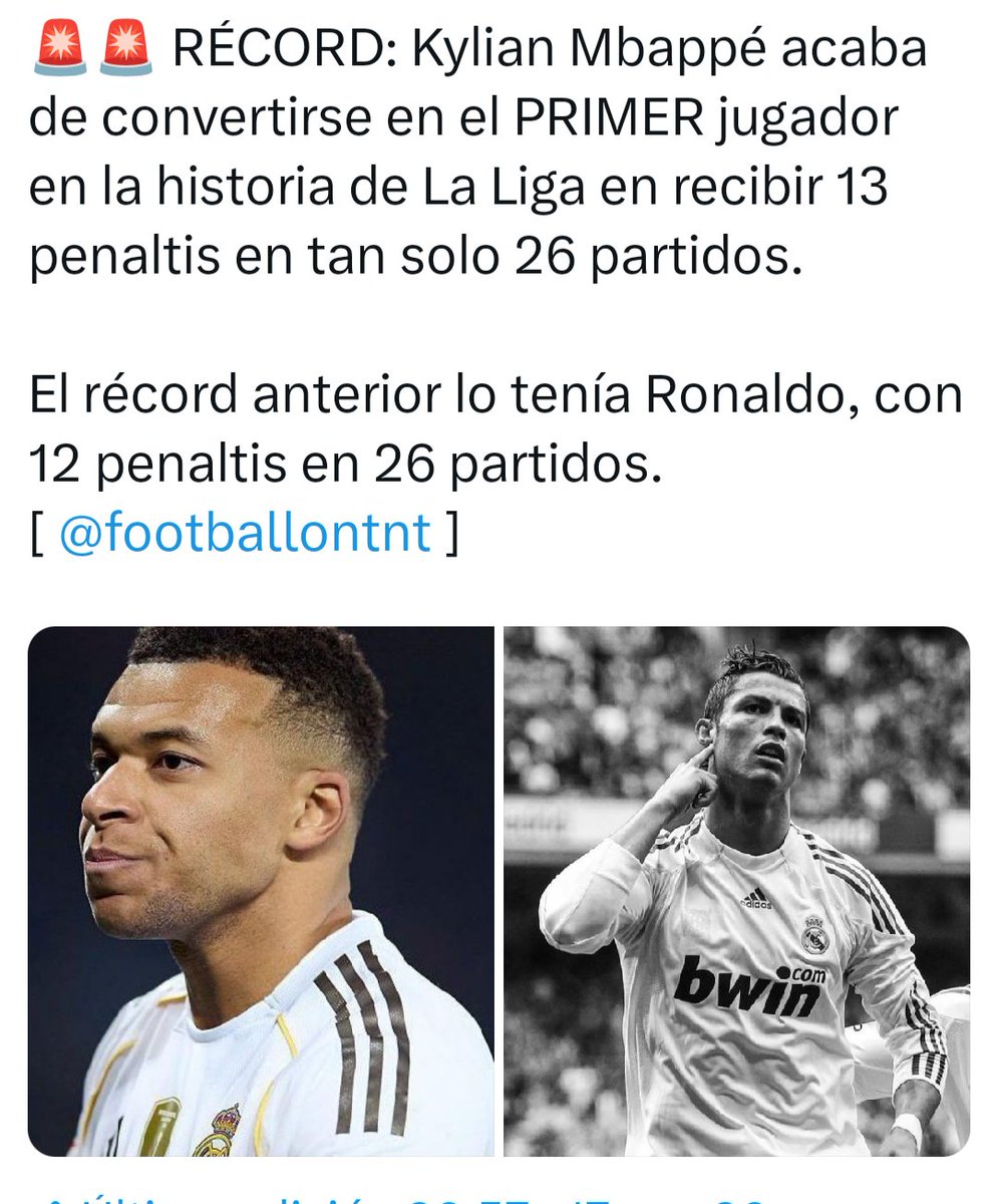 rabodetoro76's tweet image. 1 penalti cada 2 partidos.
Así podría ser campeón de liga hasta el Oviedo. #robando