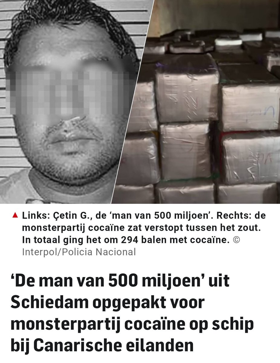 maartenbrink's tweet image. De Schiedamse drugsbaron Çetin G. is opgepakt bij een grote politieoperatie in #Turkije. Hij zou de grote man zijn achter een monsterpartij #cocaïne. De man zou betrokken zijn bij de smokkel van 9994 kilo cocaïne.

ad.nl/buitenland/de-…