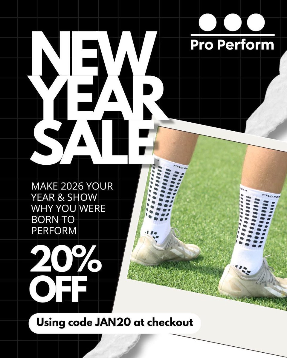 ProPerformUK's tweet image. 🔊 Coaches &amp;amp; Athletes ‼️

Are you ready to level up in 2026?

20% OFF site wide
Use code JAN20 at checkout
Upgrade your gear. Upgrade your mindset.

@SundayShare10 @AshMindSet @itrustassure 

Shop now: sportsconnect.uk/pro-perform-sh…

#BornToPerform #ProPerform #NewYearNewGoals