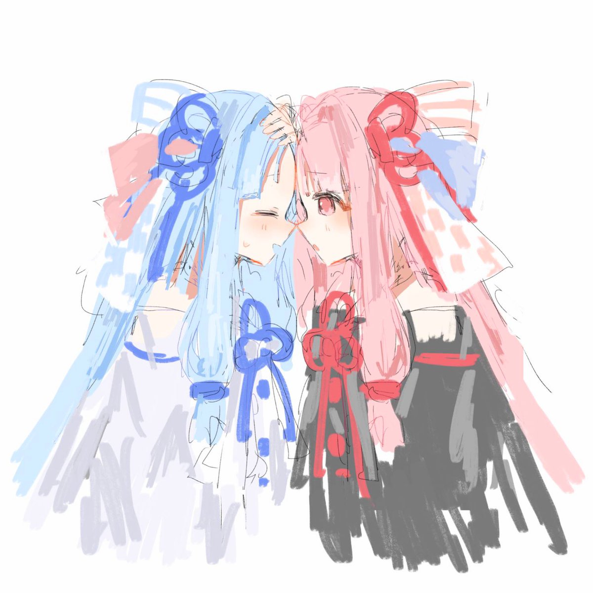 おでこ合わせてお熱測るやつ