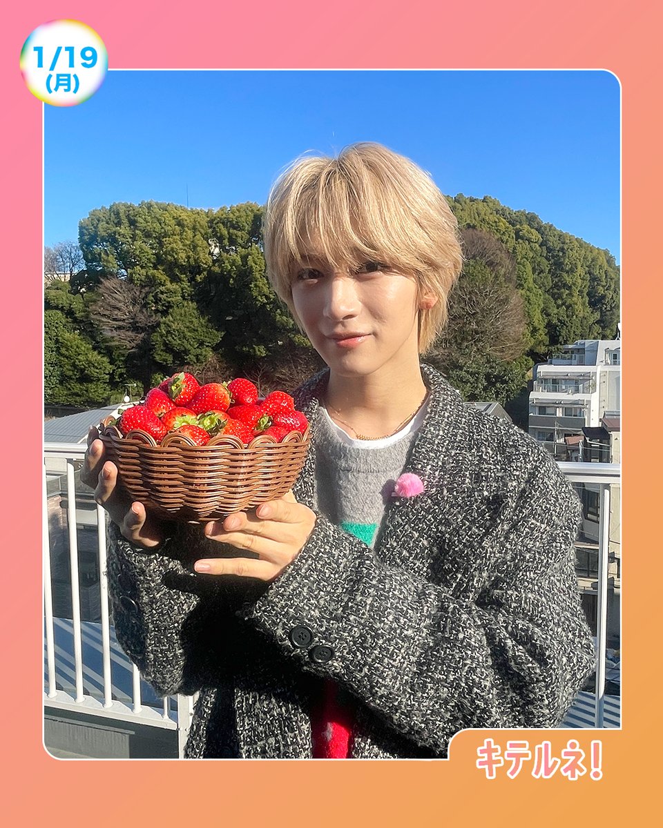 ☀️#あしたのZIP! 1/19(月)☁️ #キテルネ！は イチゴスイーツ