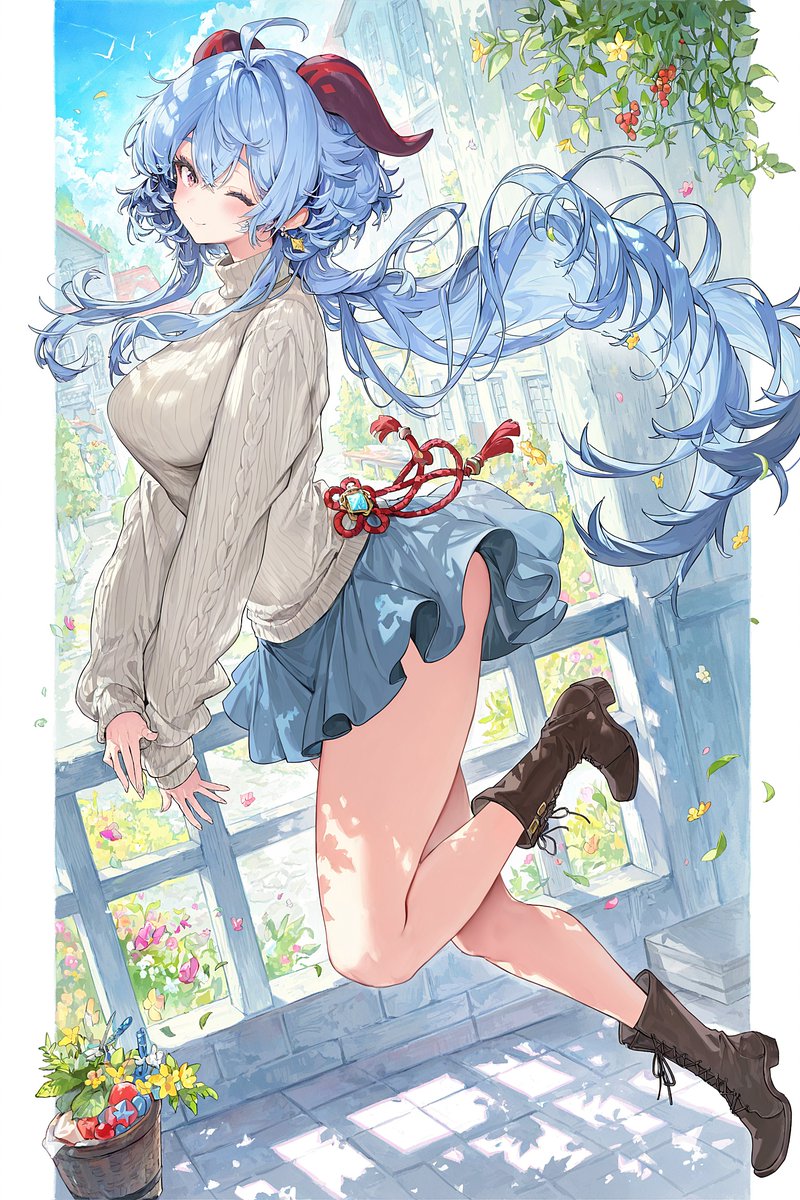 finasumbrella's tweet image. カジュアル 甘雨ちゃん
#GenshinImpact 

SFW illustration.