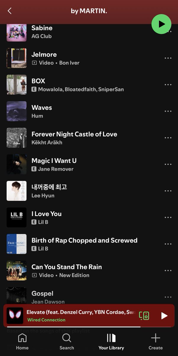 ahnlogs's tweet image. reheating my martin’s playlist ✅

🎧 : open.spotify.com/playlist/1U8VR…
🍎 : music.apple.com/id/playlist/by…